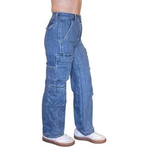 Denim Forum 90s Millie High Rise Cargo